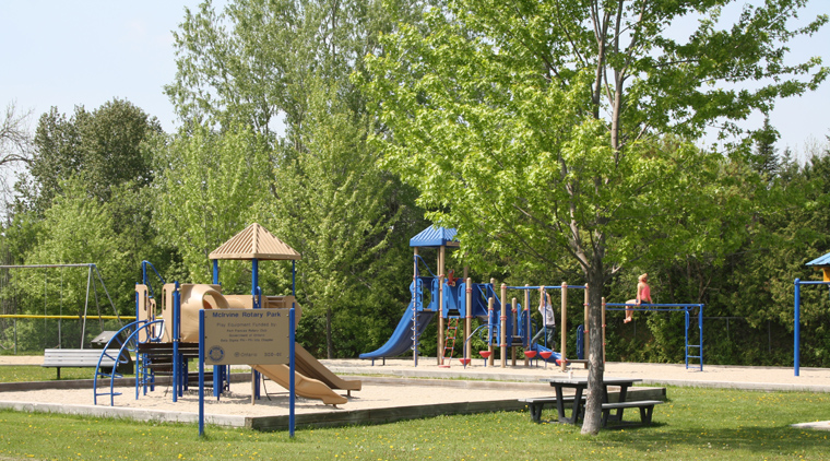 McIrvine Rotary Park in West Fort Frances